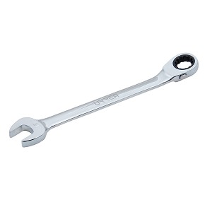Urrea Chrome Spline Reversible Ratcheting Wrench, 15 mm 