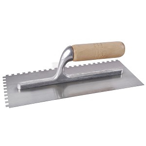 Surtek Square teeth trowel with 10 rivets 11-5" 