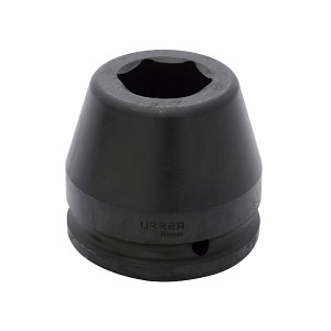 URREA 1 1/2" Drive Black Standard Impact Socket, 6 Point 1-7/8" 