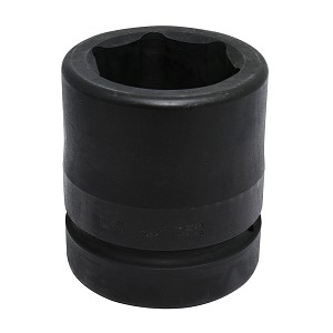URREA 2 1/2" Drive Black Standard Impact Socket, 6 Point 3-1/8" 