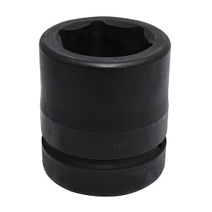 URREA 2 1/2" Drive Black Standard Impact Socket, 6 Point 3-5/8" 