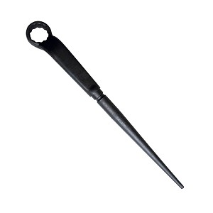 Urrea Black Industrial High Leverage Offset Box End Wrench,es With Tapered Spud End 2” 