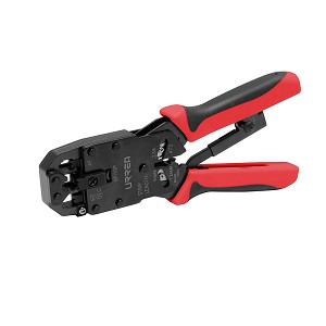 URREA 3-In-1 Ratcheting Modular Crimper/Stripper 8-19/64" Long 