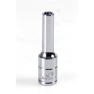 URREA 3/8" Drive Chrome Deep Socket, 6 Point 1/4" 