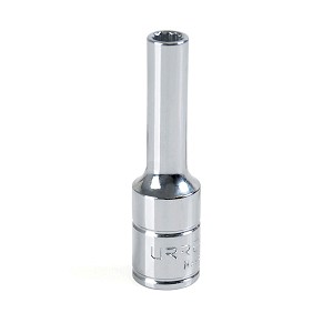 URREA 3/8" Drive Chrome Standard Socket, 12 Point 7/16" 