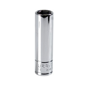 URREA 3/8" Drive Chrome Deep Socket, 6 Point 15/16" 