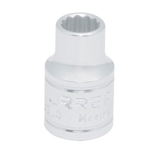 URREA 3/8" Drive Chrome Standard Socket, 12 Point 5/16" 