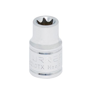 URREA 3/8" Drive Chrome Female Torx Socket E10 