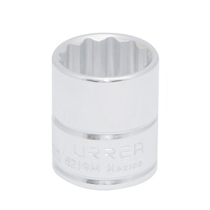 URREA 3/8" Drive Chrome Standard Socket, 12 Point 20 mm 