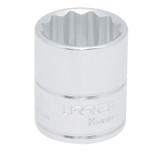 URREA 3/8" Drive Chrome Standard Socket, 12 Point 3/" 