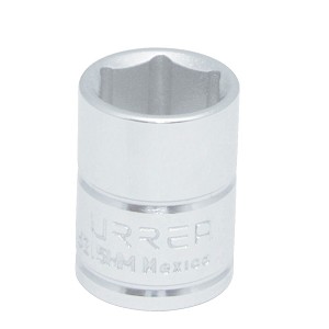 URREA 3/8" Drive Chrome Standard Socket, 6 Point 26 mm 