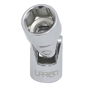 URREA 3/8" Drive Chrome Flex Socket, 6 Point 16 mm 