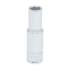 URREA 1/2" Drive Chrome Deep Socket, 6 Point 14 mm 