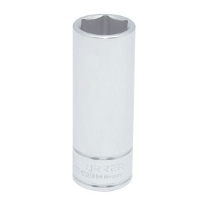 URREA 1/2" Drive Chrome Deep Socket, 6 Point 20 mm 
