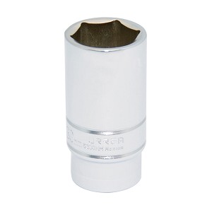 URREA 1/2" Drive Chrome Deep Socket, 6 Point 30 mm 