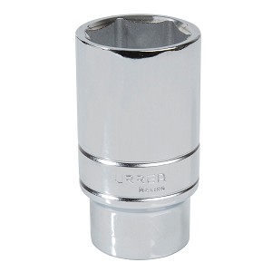 URREA 1/2" Drive Chrome Deep Socket, 6 Point 1-1/4" 