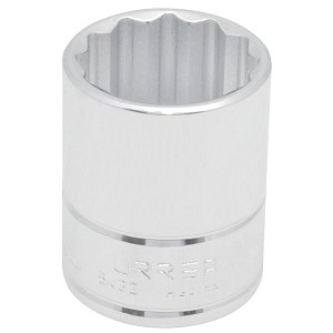 URREA 1/" Drive Chrome Standard Socket 1 Point 1" 
