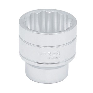 URREA 1/2" Drive Chrome Standard Socket, 12 Point 34 mm 