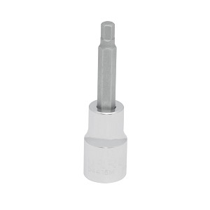 URREA 1/2" Drive Chrome Hex Bit Socket, 6 mm 