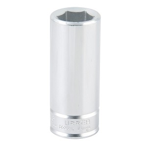 URREA 3/4" Drive Chrome Deep Socket, 6 Point 7/8" 