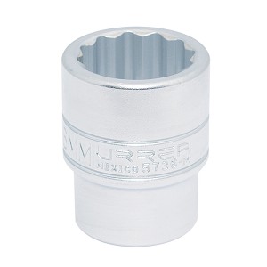 URREA 1" Drive Chrome Standard Socket, 12 Point 36 mm 
