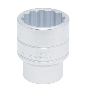 URREA 1" Drive Chrome Standard Socket, 12 Point 41 mm 
