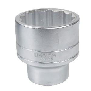 URREA 1" Drive Chrome Standard Socket, 12 Point 1-7/1" 