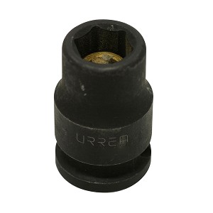 URREA 3/8" Drive Black Standard Impact Socket, 6 Point 13 mm 