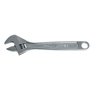Urrea Chrome Plated Adjustable Wrench, 24” Long. MAIN 