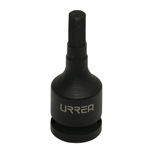 URREA 7290-1/4 3/8" Drive Black Hex Impact Bit Socket 1/4" 