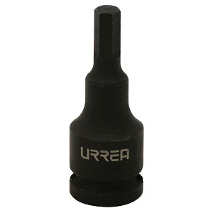 URREA 3/8" Drive Black Hex Impact Bit Socket 8 mm 