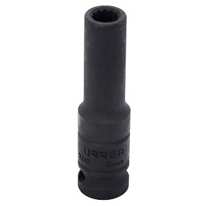URREA 1/" Drive Black Deep Impact Socket 1 Point 3/8" 