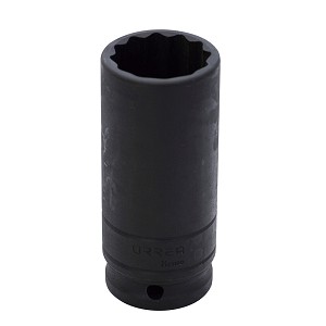 URREA 1/2" Drive Black Deep Impact Socket, 12 Point 1-3/16" 
