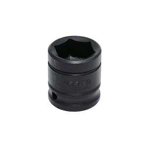 URREA 1/2" Drive Black Standard Impact Socket, 6 Point 5/8" 