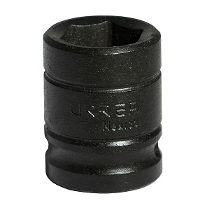 URREA 1/2" Drive Black Standard Impact Socket, 6 Point 29 mm 