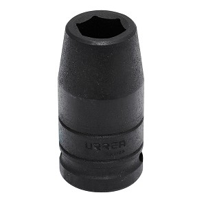 URREA 3/4" Drive Black Deep Impact Socket, 6 Point 1/2" 