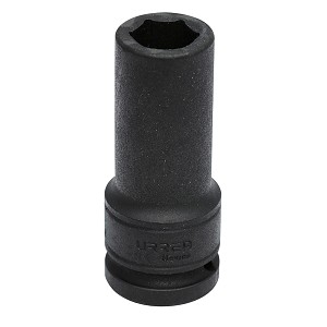 URREA 3/4" Drive Black Deep Impact Socket, 6 Point 13/16" 