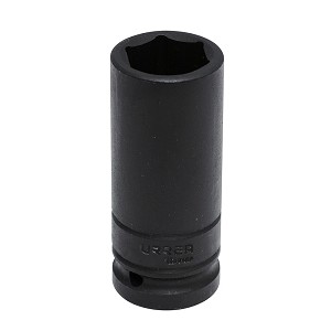 URREA 3/4" Drive Black Deep Impact Socket, 6 Point 15/16" 