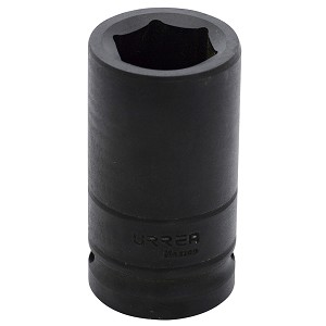URREA 3/4" Drive Black Deep Impact Socket, 6 Point 23 mm 