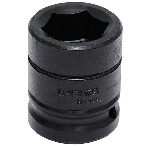 URREA 3/4" Drive Black Standard Impact Socket, 6 Point 26 mm 