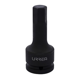 URREA 7590-1/2 3/4" Drive Black Hex Impact Bit Socket 1/2" 