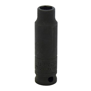 URREA 3/8" Drive Black Deep Impact Socket, 6 Point 3/8" 