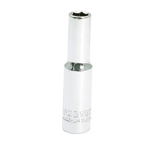 Surtek 1/4" Drive 6-Point Metric Deep Socket, 6mm 