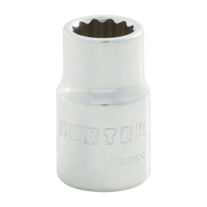 Surtek 3/8" Drive Standard Socket, 12 Point 1/4" 