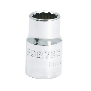 Surtek 3/8" Drive Standard Socket, 12 Point 11 mm 