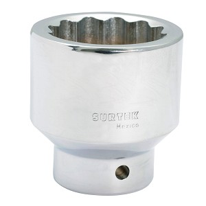 Surtek 3/4" Drive Chrome Standard Socket, 12 Point 1-3/8" 