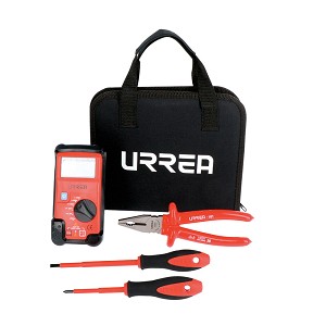 URREA Electronic Tool Set With Multi-Purpose Case 