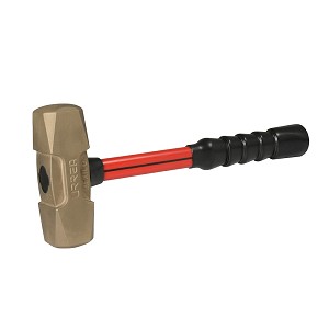 URREA UH67FG Non-Sparking Sledge Hammer, Short Fiberglass Handle, Head Weight 2.75 Lbs, Total Length 14-3/8". MAIN 