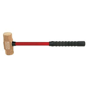 URRUH74FGS Non-Sparking Sledge Hammer, Long Fiberglass Handle, Head Weight 18 LB. MAIN 
