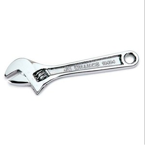 Williams Chrome Adjustable Wrench, 8" MAIN 